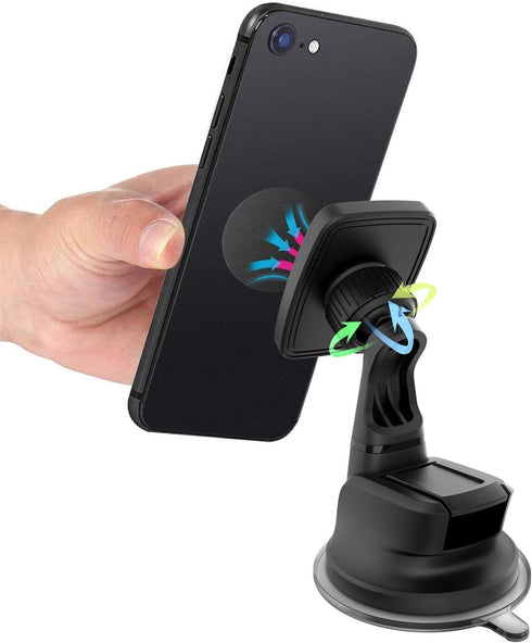 WixGear Dashboard Mount, Universal Magnetic Car Mount Holder, Windshield Mount and Dashboard Mount Holder for Cell