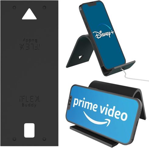 iFLEX Buddy Cell Phone and Tablet Stand, Ideal for Travel, Work, Home Use, Flexible Holder for All Mobile Devices