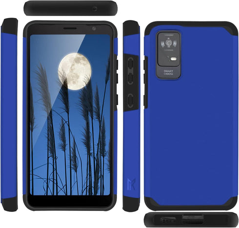 TJS TCL ION X Case, TCL ION V Case, TCL 40 Z Case, Dual Layer Hybrid Shockproof Drop Protection Cover, Magnetic Mount