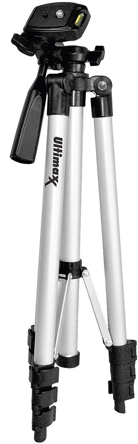 Ultimaxx Lightweight Portable Camera Tripod Stand with Carrying Bag for Sony, Nikon, Canon, Olympus, 50"