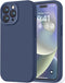 LOVE 3000 Designed for iPhone 14 Pro Case - Premium Silicone with Anti-Scratch Microfiber Lining, Navy Blue