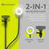 Knox Gear Clip On Selfie Ring Light Stand with Flexible Arm and Interchangeable Cell Phone Holder and Webcam/Camera