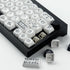 PBT Keycaps - MOA Keycaps, Cute 130 Keys Dye-Sublimation Custom Keyboard Keycap Set for 61/64/68/84/87/100/104/108