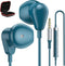 3.5mm Wired Earbuds for Samsung Galaxy A25 A15 A14 A03S A23 Note 5 8 9 S10E S10+ S8+ S9, Deep Bass Headset