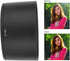ANGGREK Lens Hood Replacement HB-57, ABS Lens Hood Shade for Nikon AF-S 55-300mm F4.5-5.6G ED VR Camera Lens