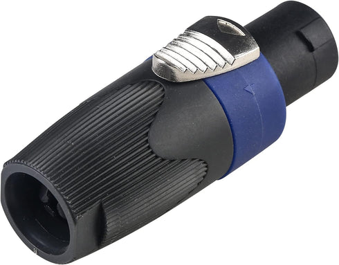 4Pack Speakon Connector, Suitable for Nl4fx Speakon Plug Connectors Speakon Cables, 4 Pin Female to Nl4fc Male Converter Nl2fx Plug 4 Pole for Speakers Powercon Twist Lock by MAD OWL