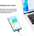 USB C Magnetic Adapter (Straight 2 Packs), USB2.0 Type C Connector with PD 120W Charge
