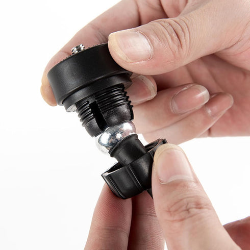 hejhncii 1/4 17mm Ball Head Adapter Clip Mount for DVAction Camera Ballhead Converter Screw to Interface Joint Rotating