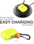 HALLEAST Waterproof AirPods 3 Case, Nightglow Yellow Silicone Cover with Front LED & Wireless Charging Support,