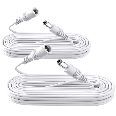 ANLINK 2 Pack 10ft 3M DC Power Extension Cable, Premium Pure Copper DC