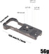 FocusFoto R50 R100 Quick Release Baseplate QR Plate Mount for Canon EOS & Mirrorless Camera, Compatible with Arca-Swiss