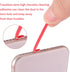 2 Pack Phone Speaker Cleaning Kit, Adhesive Dust Remover Stickers for Mobile Phone Hole Cleaning