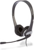 Cyber Acoustics AC-204 Stereo Headset, 3.5mm with Y-Adapter for Home & K12 Classroom Education.