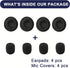 Ear Cushions for Plantronics Headset Replacement, Compatible with HW251N HW261N HW510 HW520 Blackwire (4 Pack)