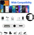 USB C to USB Adapter for MacBook, 3-in-1 OTG Splitter with 3.5mm Audio Jack and PD Fast Charging Port for iPhone 15