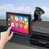 Flexible Suction Cup Bracket with Sticker for 7Inch 9Inch 10Inch Carplay Display, Compatible T86 Wireless Carplay