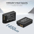 LP-E17 Battery Pack + Dual USB Charger for E RP, Rebel T7i, T6i, T6s, M6, M5, M3, SL3, SL2, 77D, 8000D