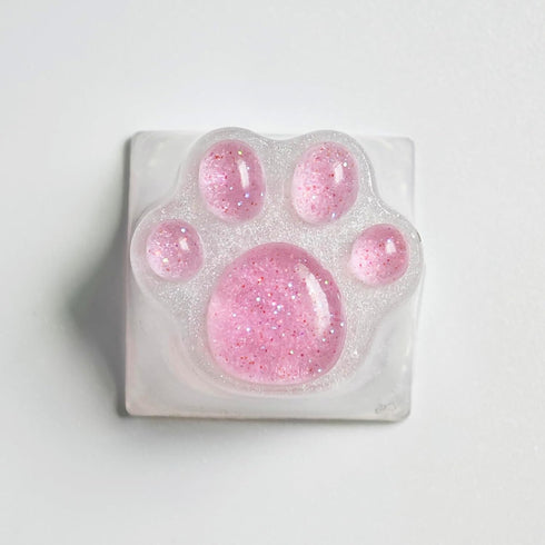 Cat Claw Keycap Backlight Keycap, Cute Resin ESC Keycap Replacement for Cherry MX Switch Mechanical Keyboard