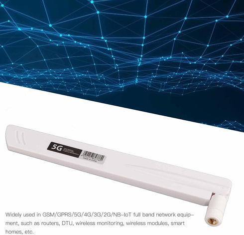 Walfront AZ7795G 18dbi 5G High Gain Antenna SMA Antenna Directional Full Band Antenna for Routers Monitoring (White)