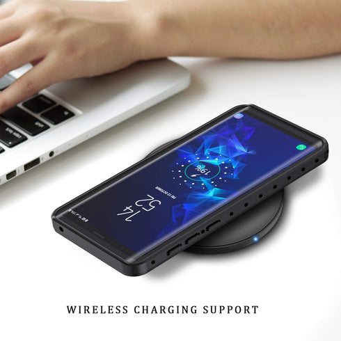 Lanhiem Galaxy Note 9 Phone Case, IP68 Waterproof Dustproof Shockproof with Built-in Screen Protector