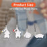 Cute Phone Charms Pink Cellphone Charms for Case Kawaii Charm for Phone Black Car Keychain Charm Kit White Mobilephone