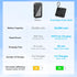 Ecosonique 20000mAh Power Bank, 33W Max Fast Charging Portable Charger with Built-in Cables for iPhone, Samsung, Android