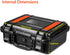 Waterproof Hard Case with DIY Customizable Foam Insert - 11 x 9 x 5in (Black)