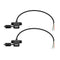 RIIEYOCA USB 2.0 Female 4pin Bare Wire Pigtail Cable with Dust Cap for DIY USB Equipment Repair and Replacement.