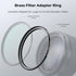 K&F Concept 49mm to 82mm Step-Up Lens Filter Adapter Ring, CNC Machined Brass for 49mm Lens