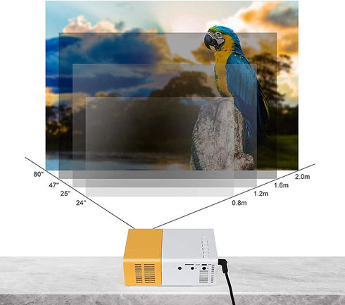 Mini Projector, 2023 Upgraded Portable Multimedia Home Theater Video Projector with Full HD 1080P for PS4, PS5, Xbox