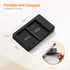 LP-E6 LP E6N Replacement Camera Batteries with Rapid Dual Charger Set for Canon 5D Mark II, III, IV, 6D, 7D