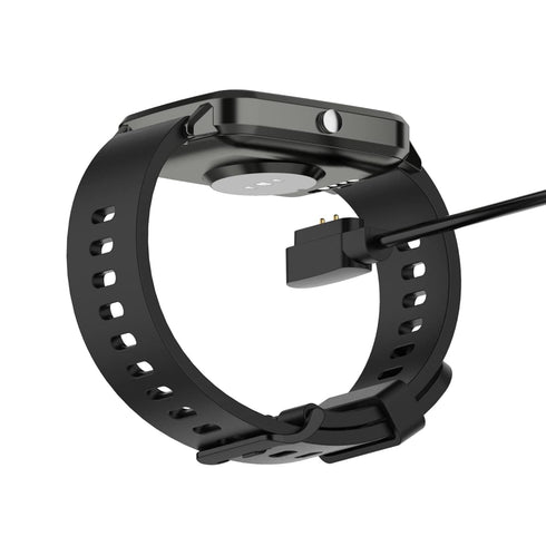 RuenTech 2-Pack Charger Compatible with Letsfit IW1 EW1/FITNIV IW1/LIVIKEY EW1 Smart Watch, 3.3FT Replacement Charing Cable for LIVIKEY Smart Watch Charger (Black&Black)