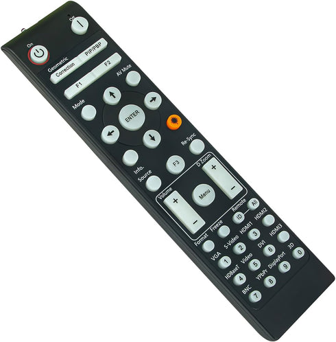AULCMEET BR-3075W New Replacement Remote Control Compatible with Optoma Projectors ZH606-W ZK507 ZU406 4K500 GT1090HDR HZ39HDR ZH406 ZH406ST ZH420UST-B ZH420UST-W