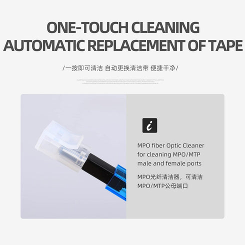 FTTH Fiber Pen Tool - 2.5mm LC MU 1.25mm SC FC ST LC Connector Optical Fiber Cleaning Box