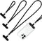 360 Rotatable Adjustable Phone Lanyard 3-Piece Set - Wrist/Neck/Crossbody Strap with Tether