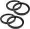GLEAVI 2 Pairs Plastic Horn Gasket Speaker Spacers, Auto Speaker Adapter Ring Washers for Vehicles