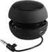 Mini Speaker, Portable Retractable Speaker with USB Charging Cable, 3.5mm Audio Interface, Black, 12