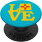 Vintage Retro LOVE NM Design PopSockets Grip and Stand for Phones and Tablets, New Mexico State Zia