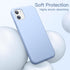 JETech Silicone Case for iPhone 11 (2019) - 6.1-Inch, Silky-Soft Touch Full-Body Protective Case, Light Blue