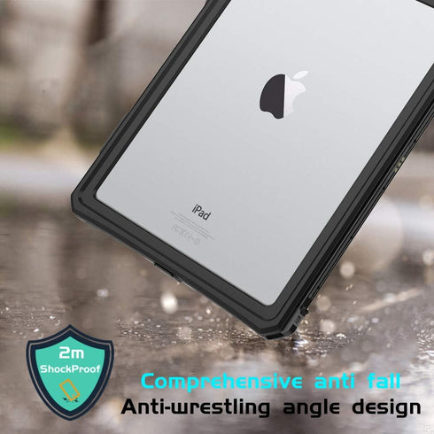 iPad Mini 6 Waterproof Case with Built-in Screen Protector, Heavy Duty Rugged Shockproof Cover for 2021 8.3 Inch