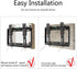 suptek 14-42 inch 200x200mm 55lbs 8" (MT3202) Tilt TV Wall Mount Bracket for Most LED, LCD and Plasma TV Mount with Max