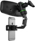 JacobsParts Rearview Mirror Phone Holder, Rotatable and Retractable Mount for iPhone and Samsung, Universally Compatible