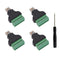 Teansic 4PCS RJ45 Screw Terminal Adapter Block,RJ45 Ethernet Male to 8 Pin Connector