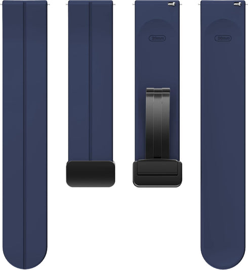 ALKAI N27 Smart Watch Band Compatible, Soft Silicone Magnetic Buckle Sport Wristband Replacement Straps