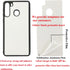 5PCS Compatible with Samsung Galaxy A21 Sublimation Blanks Phone Case, 2 in 1 Soft Rubber TPU DIY Customize Cover