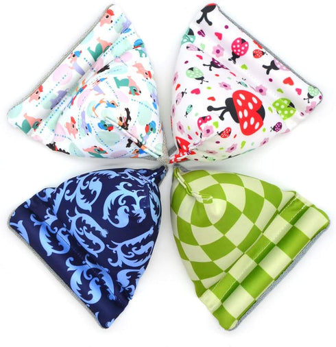 Fabric Phone Stands, Handmade Phone Pillow Holder for iPhone X & 13, Colorful Bean Bag Cushion for Desk