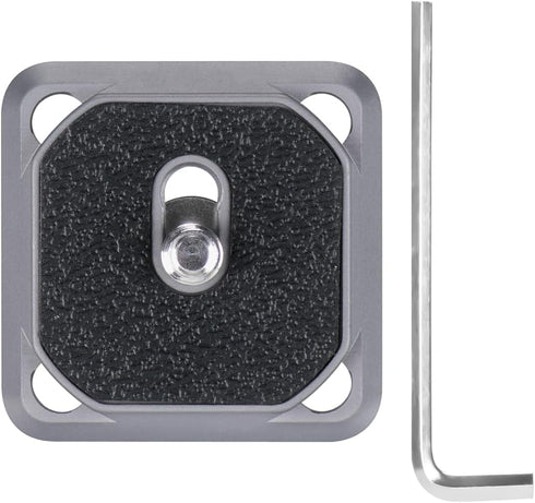 FANAUE CP-01 Camera Clip QR Mount Plate, Quick Release Plate Compatible with Arca Swiss/RRS Tripod Ball Head