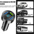 4 Ports USB Car Charger, 66W Super Fast Charging with QC 3.0, PD 20W, and USB 2.4A Adapter (2PCS)