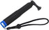 Yctze 9 Inch Compact Blue Aluminum Alloy Selfie Stick for Action Cameras & Smartphones