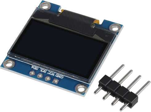 DWEII 6PCS I2C 128X64 0.96 Inch SSD1315 R3 OLED Display Module IIC Display Module Yellow Blue Two-Color Display